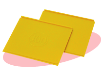A型100円用仕切板・黄